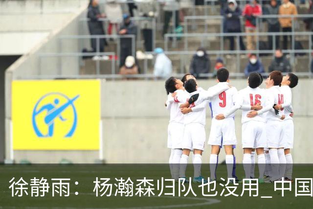 徐静雨：杨瀚森归队也没用 中国男篮跟日本已完全不是一个等级